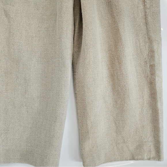 CHLOE Linen Pants Wide Leg Women’s Size S Small (T34) - Picture 9 of 13
